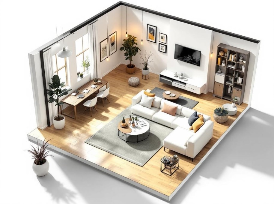 AI室內設計平面圖 @ 香港室內設計師網 Interior Design Platform